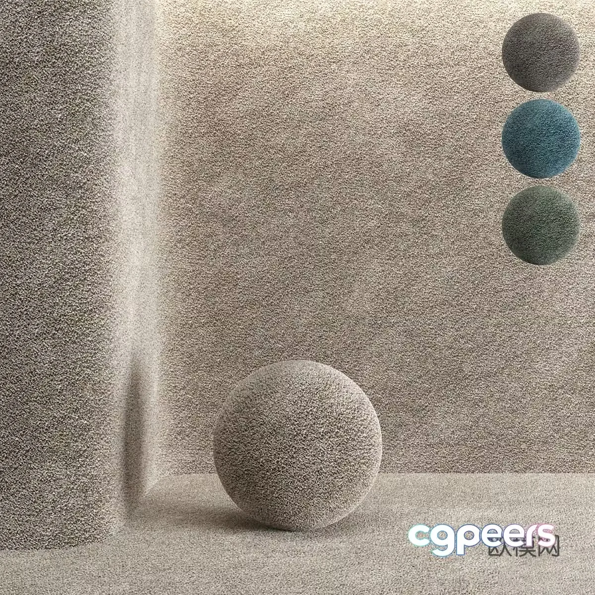 Modern seamless carpet 3d model