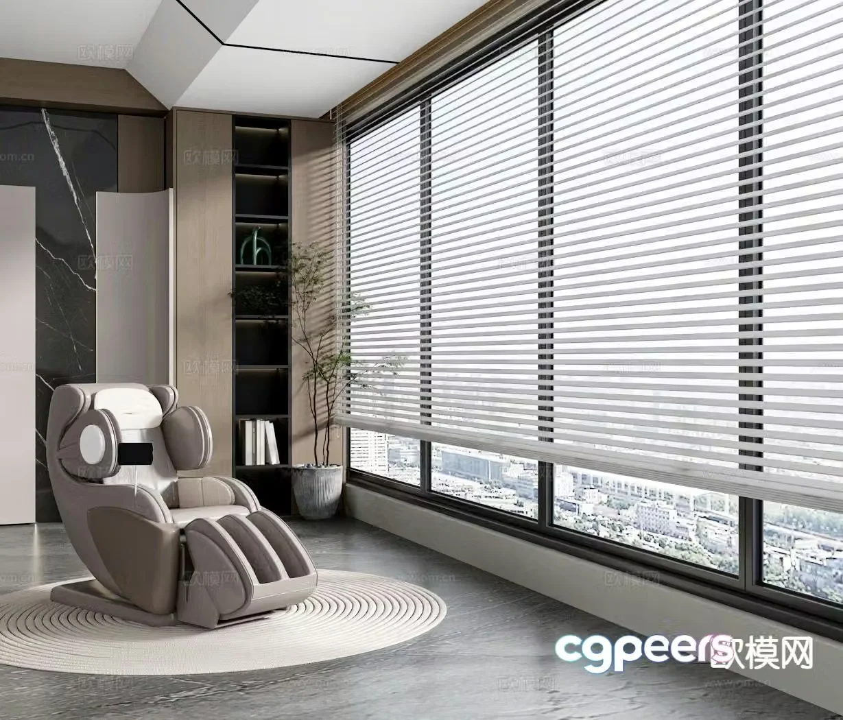 Massage chair massage sofa 3d model