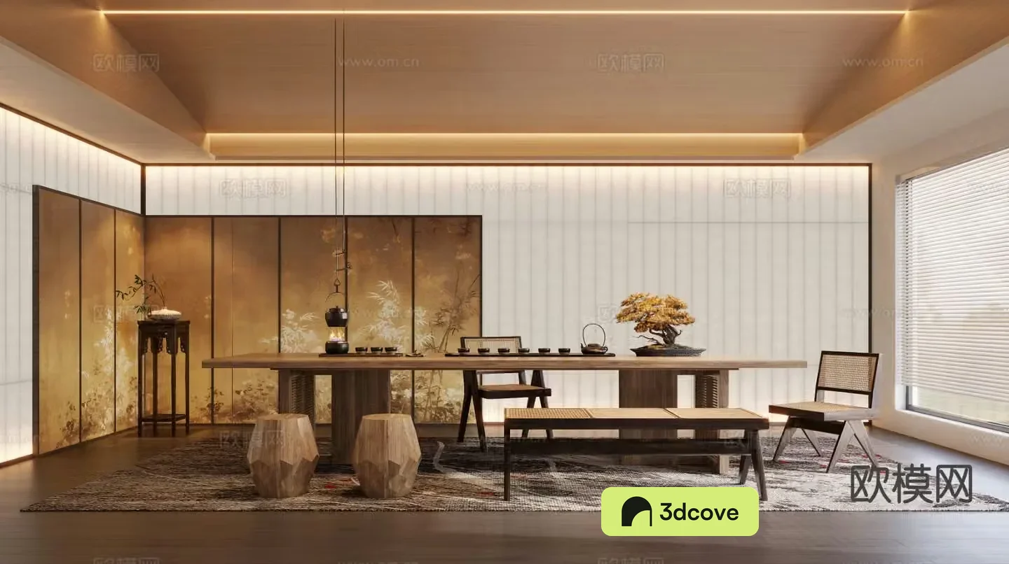 New Chinese tea room