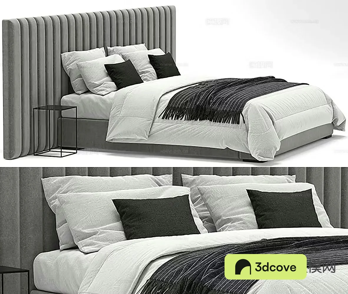 Modern double bed