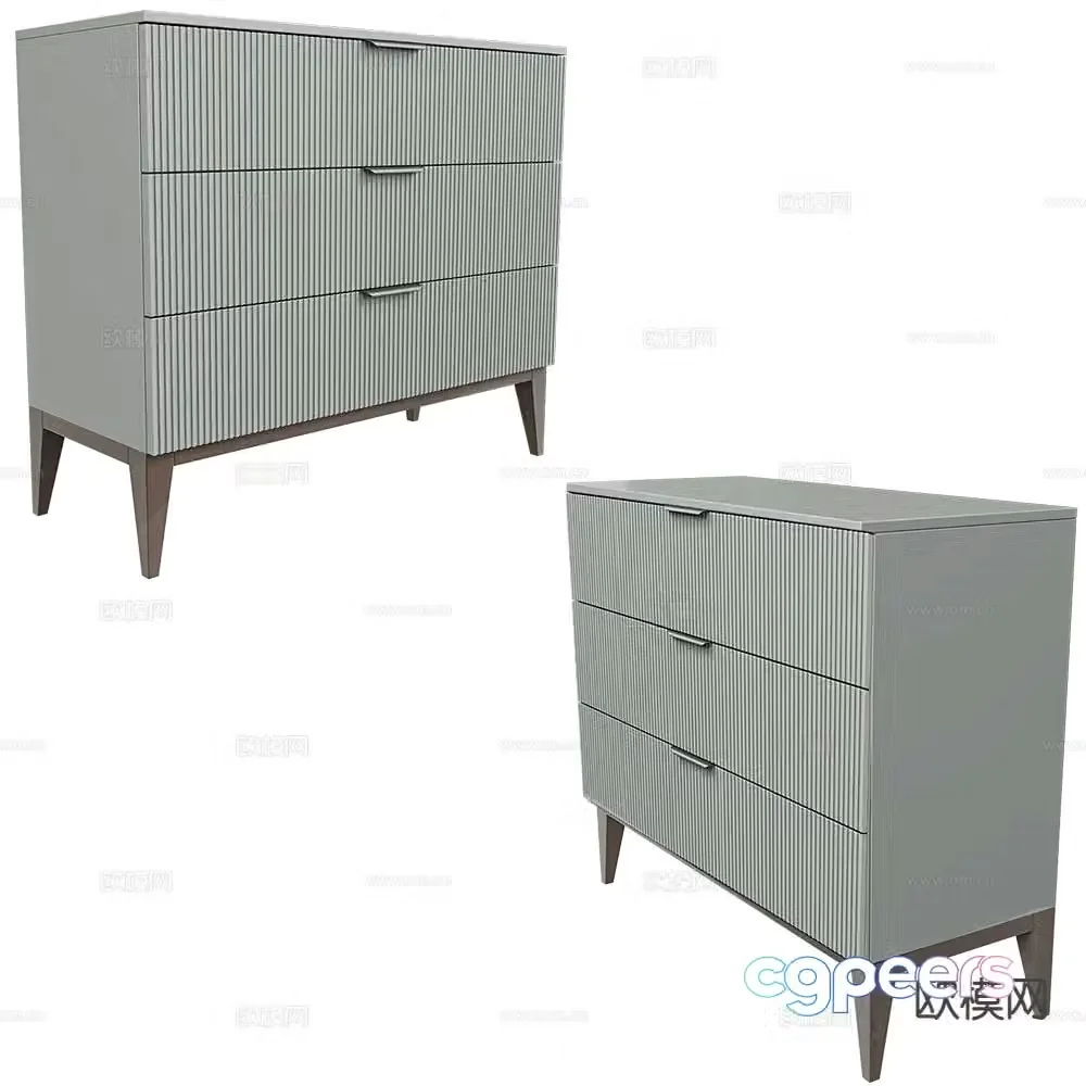 Mister side cabinet entrance cabinet 3d model
