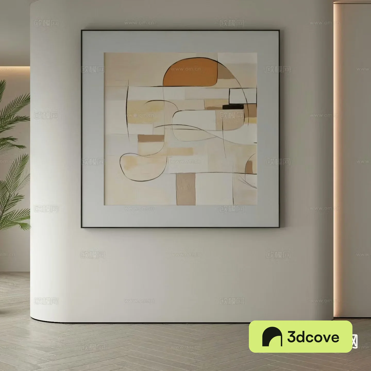 Modern art painting texture painting decorative painting
