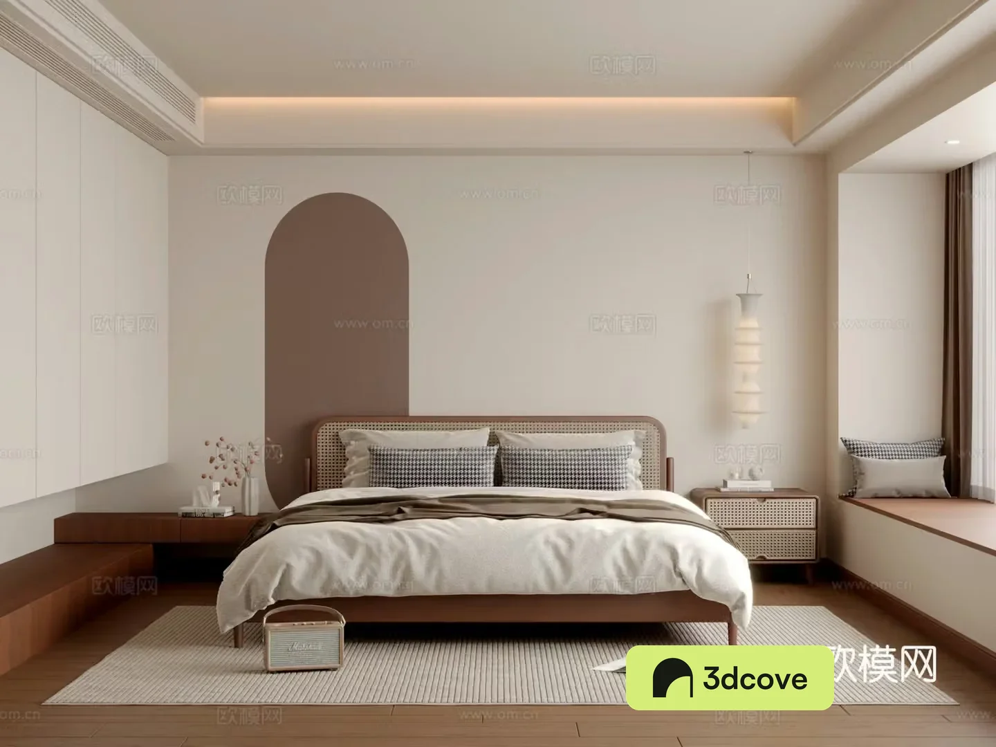 Wasabi Bedroom 3D Model