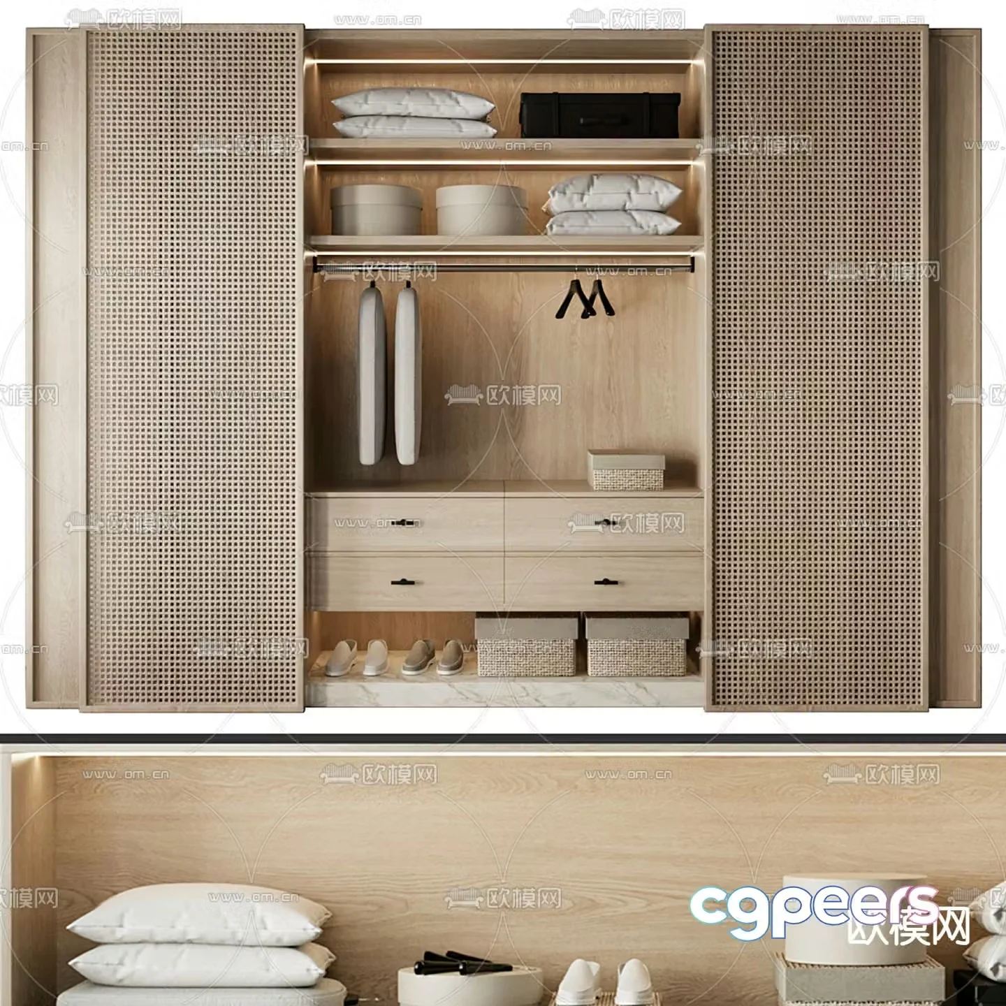 Wasabi Wardrobe Wardrobe 3d model