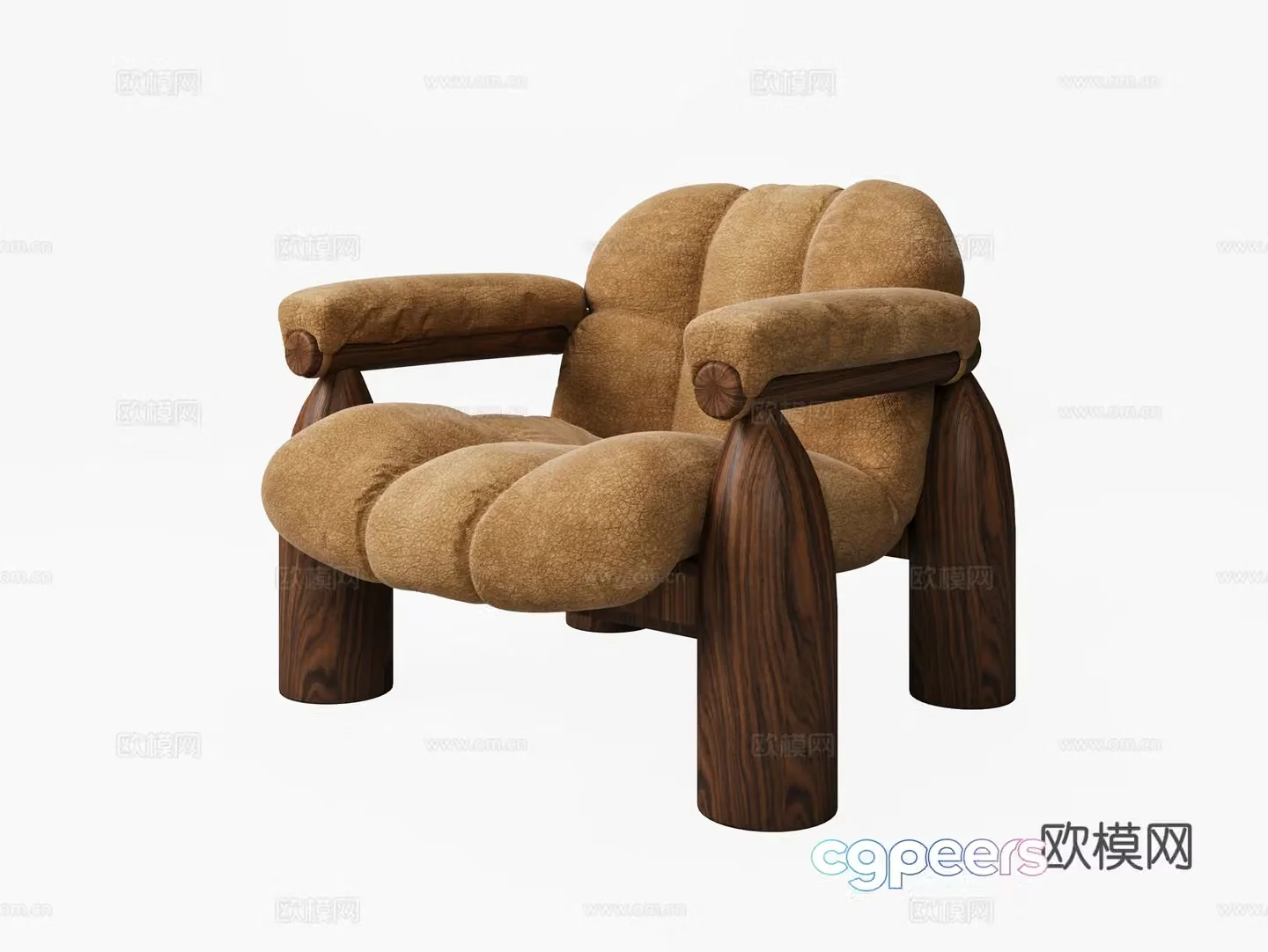 Casual sofa 3d model