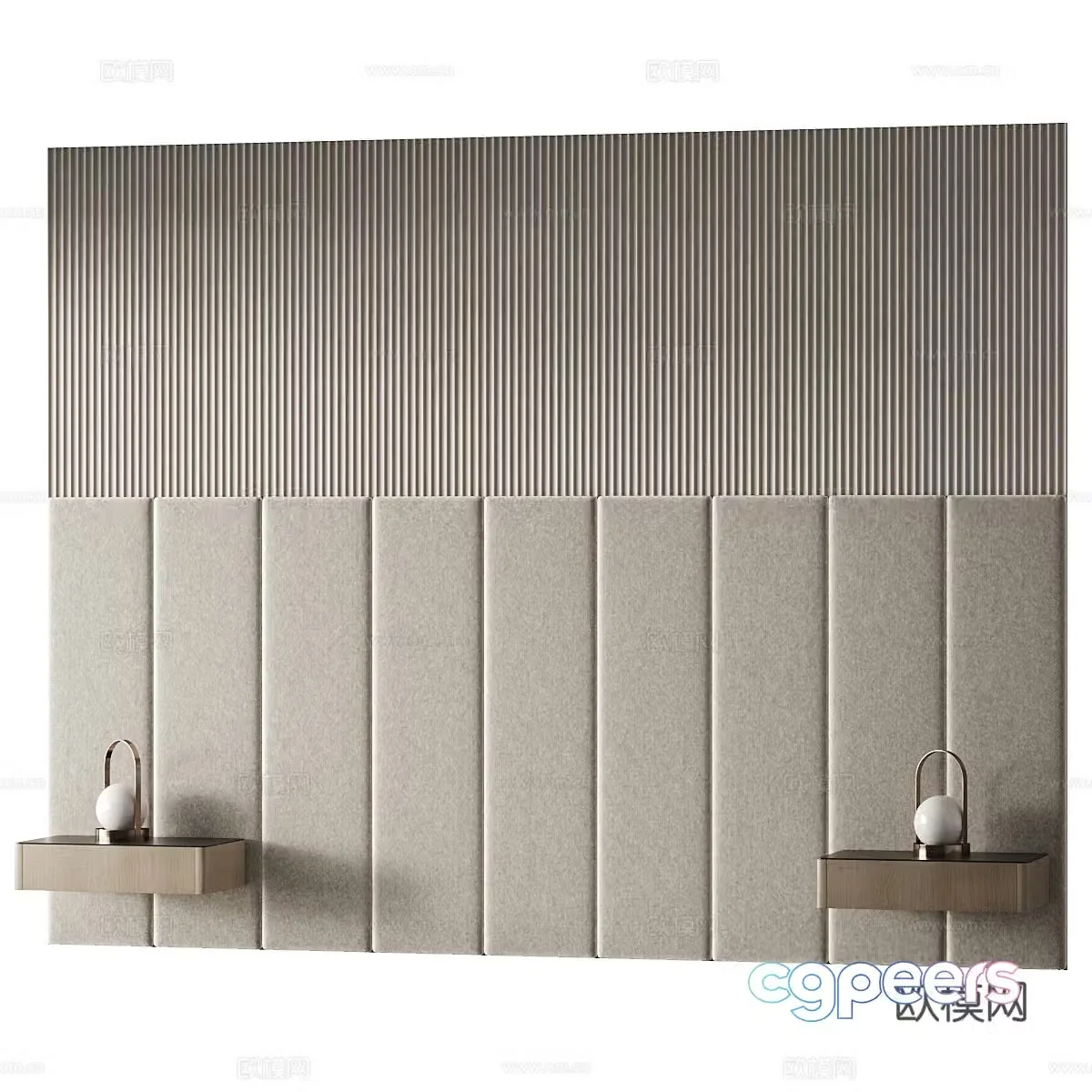 Background wall 3d model