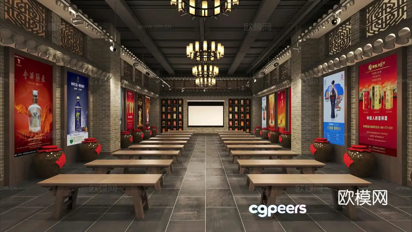 New Chinese winery 3D model
