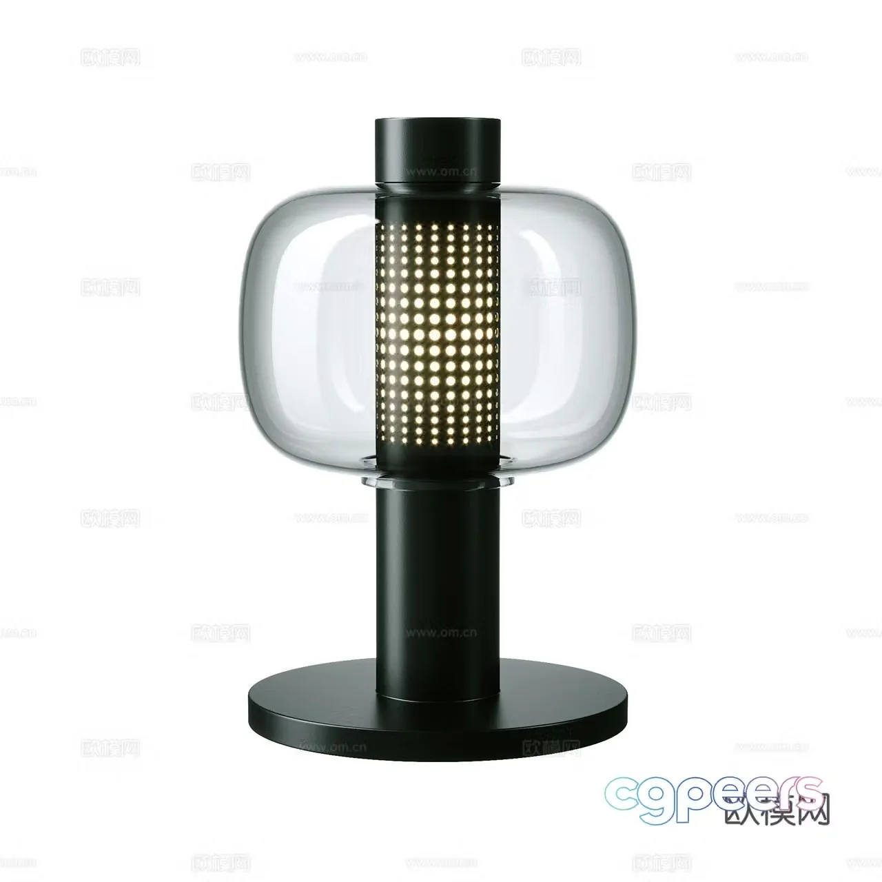 Brokis modern desk lamp minimalist desk lamp glass desk lamp spherical desk lamp 3d model