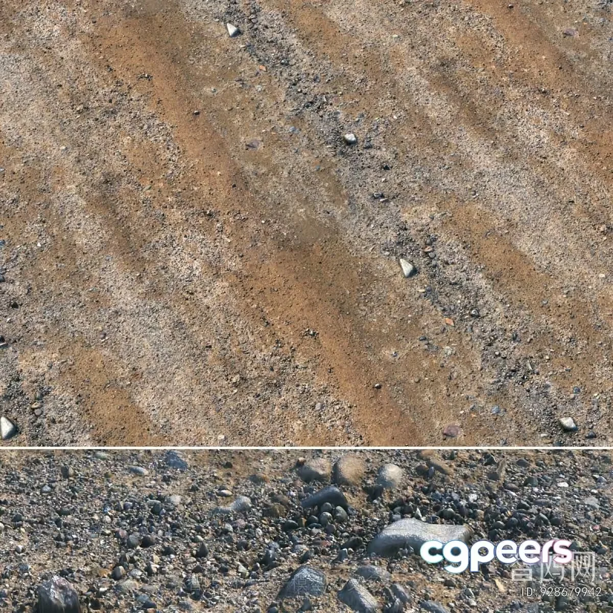 Dirt And Rocks 3D Model – 20430 – VRAY Render
