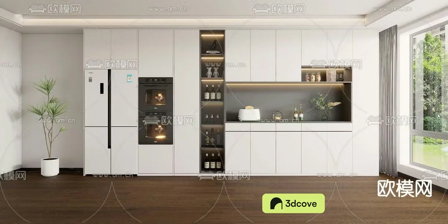 Modern wine cabinet sideboard