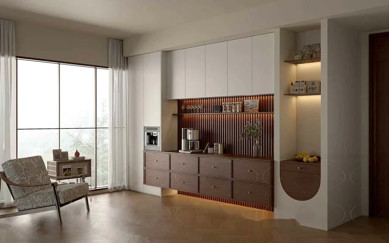 Modern Kitchen Design 3D Model – 1337 – VRAY Render