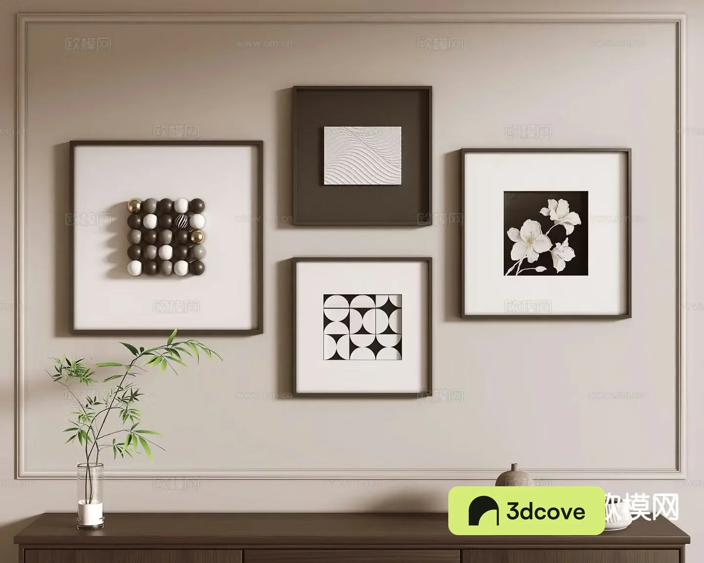 Medieval style three-dimensional painting art painting decorative painting