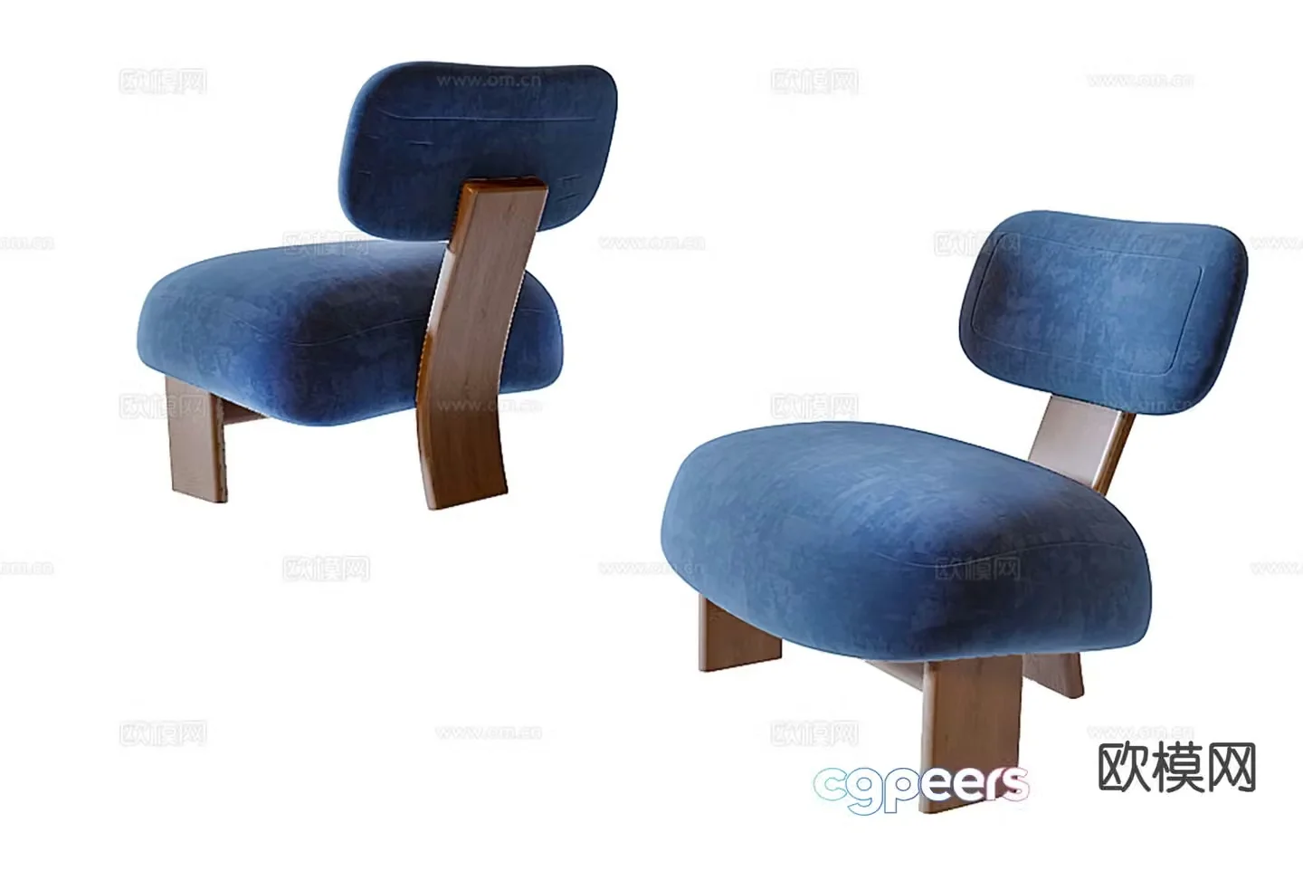 Single sofa leisure sofa 3d model