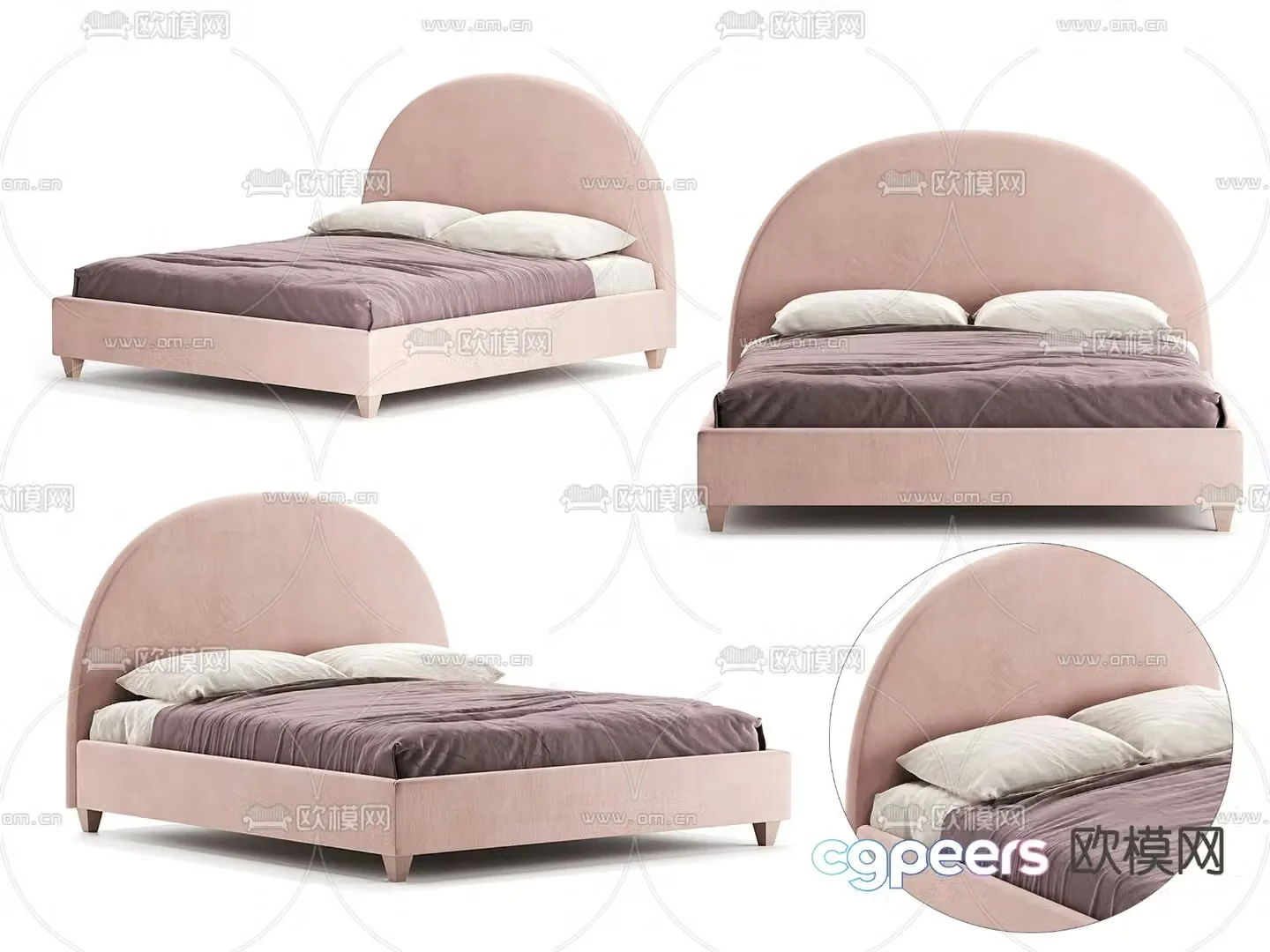 Children’s bed single bed 3d model