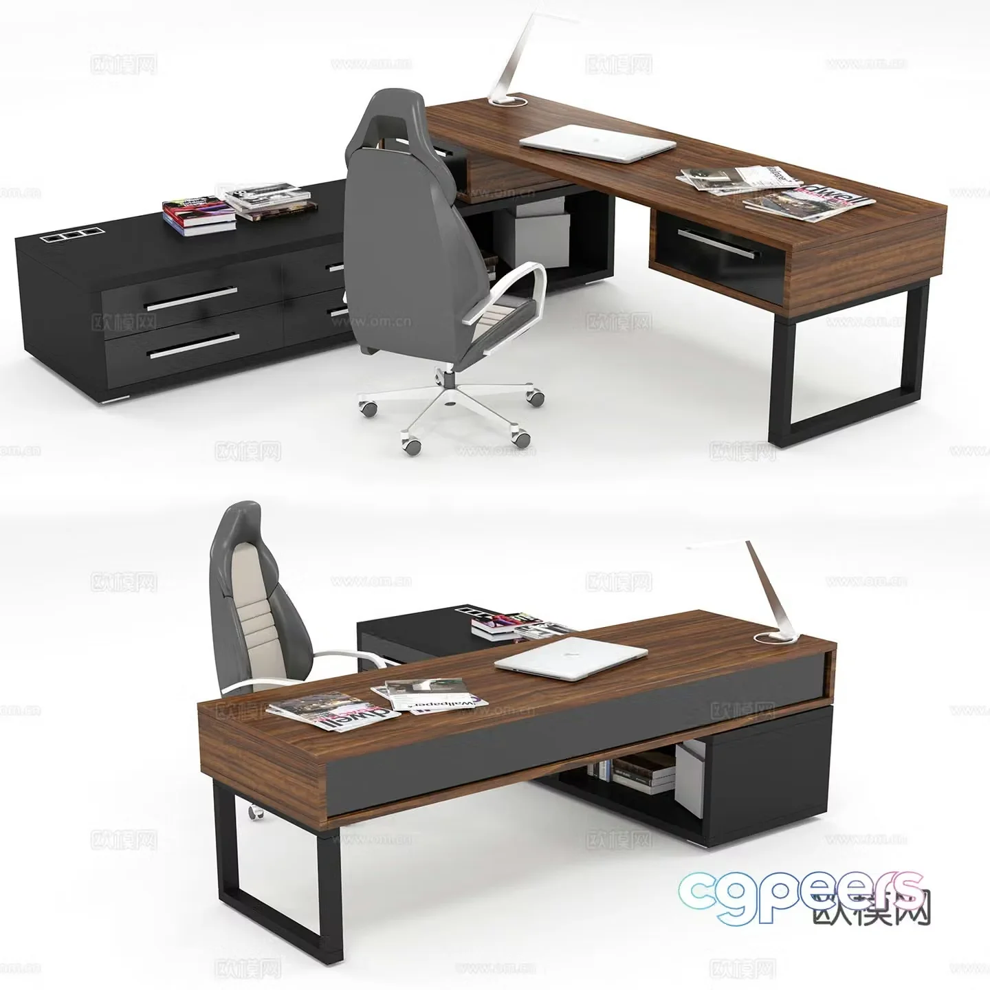 Office desk chair 3d model