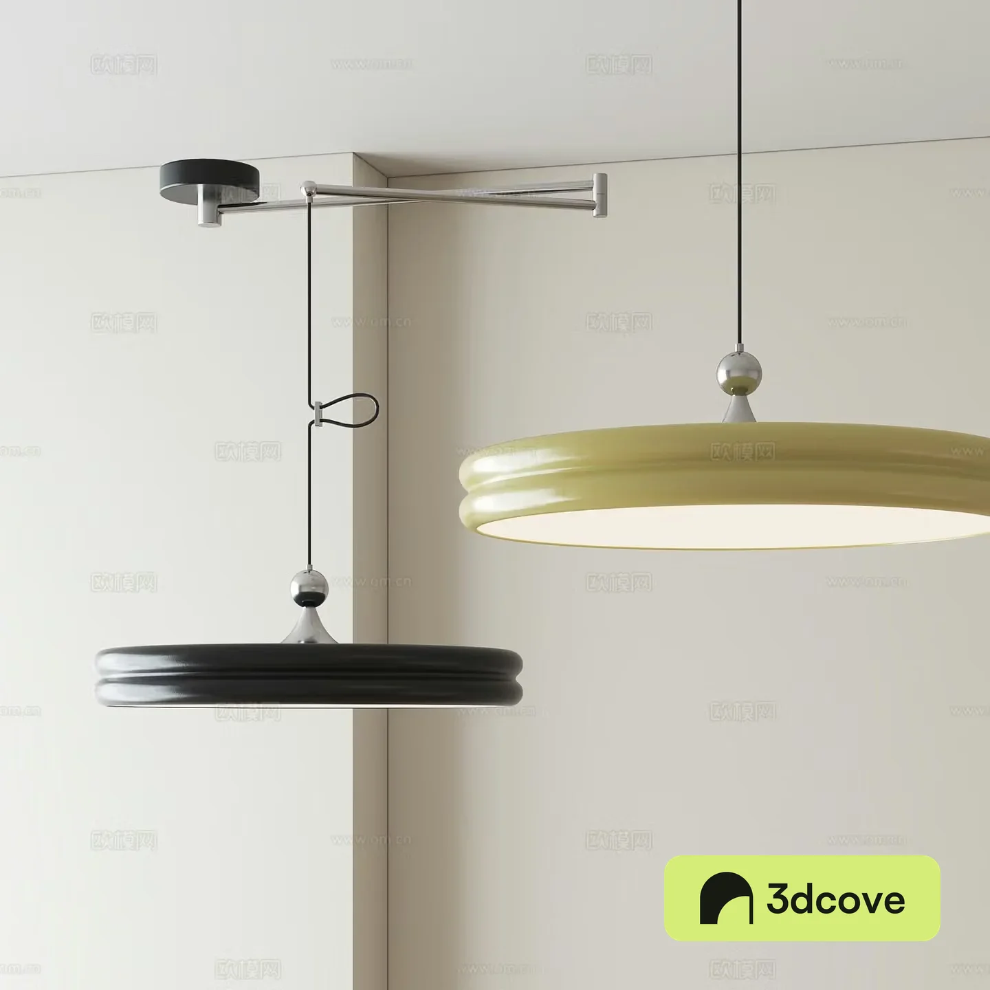 Modern minimalist restaurant chandeliers