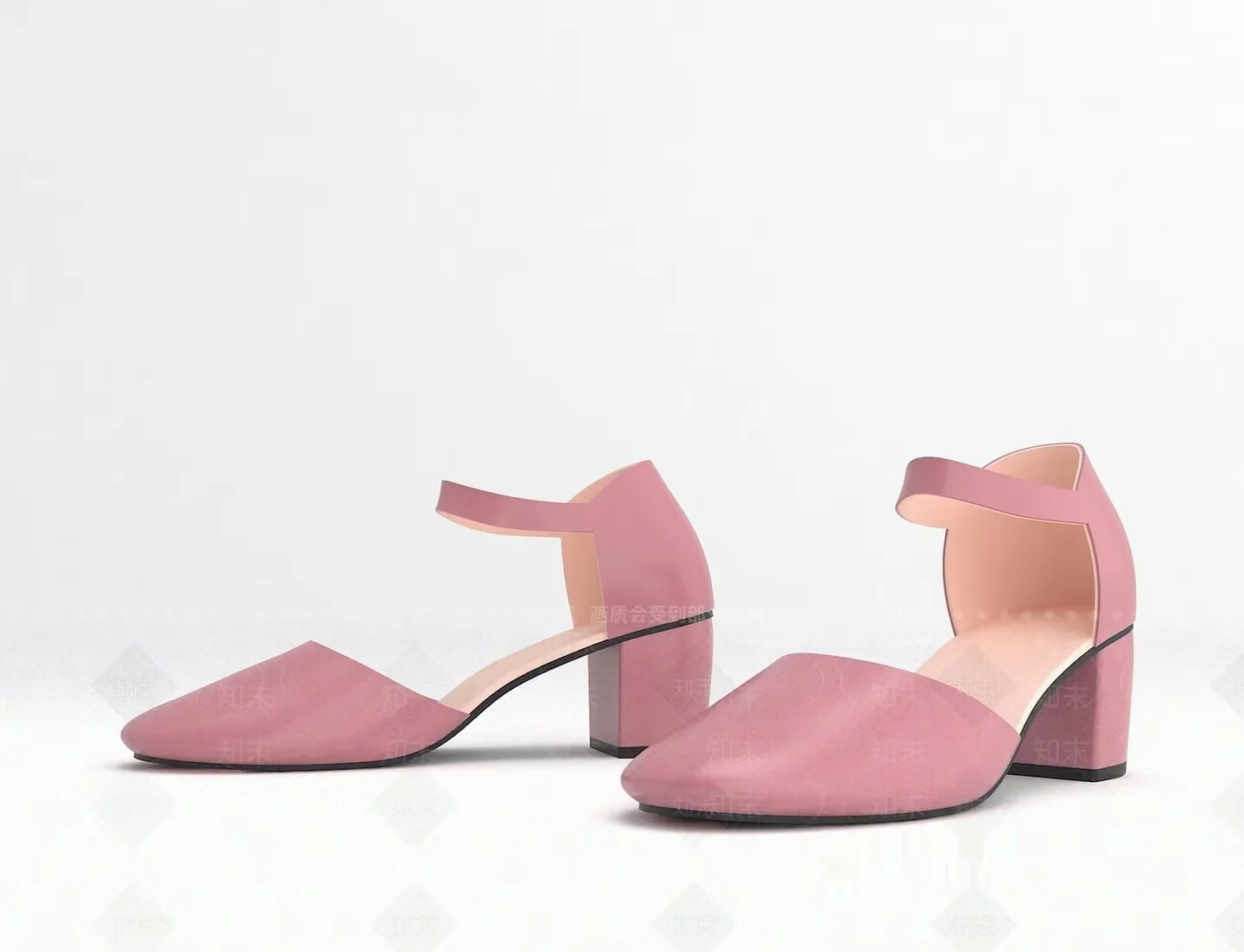 Pink Heels 3D Model – 22383 – VRAY Render