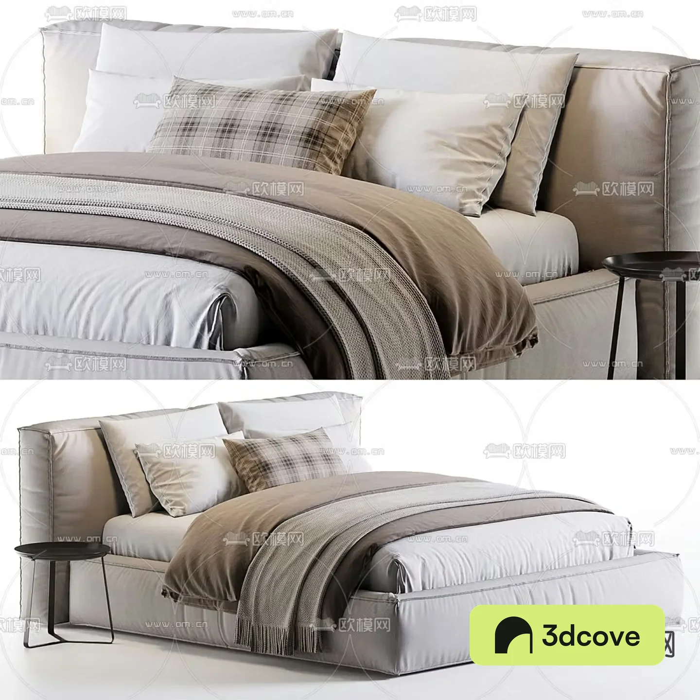 Modern double bed