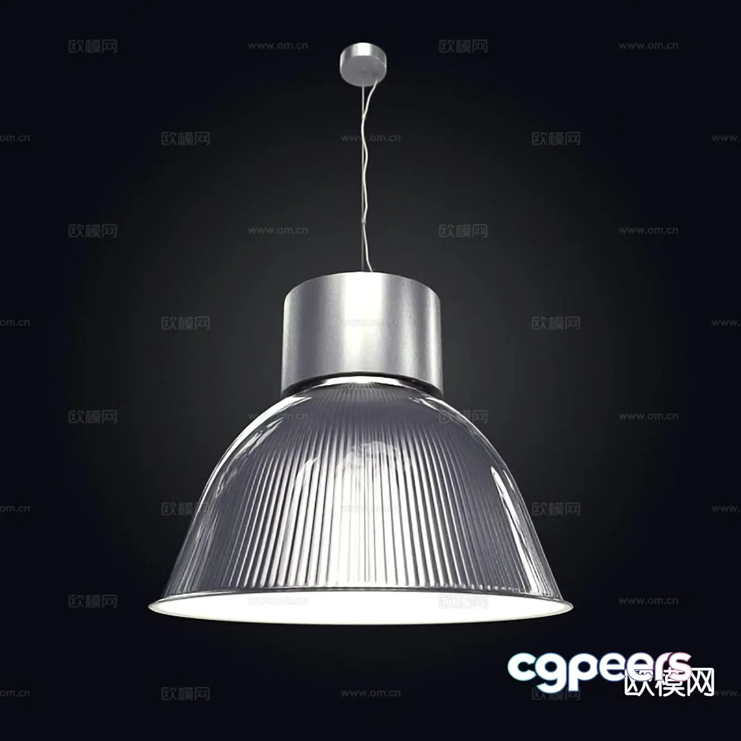 Modern interior chandelier 3d model