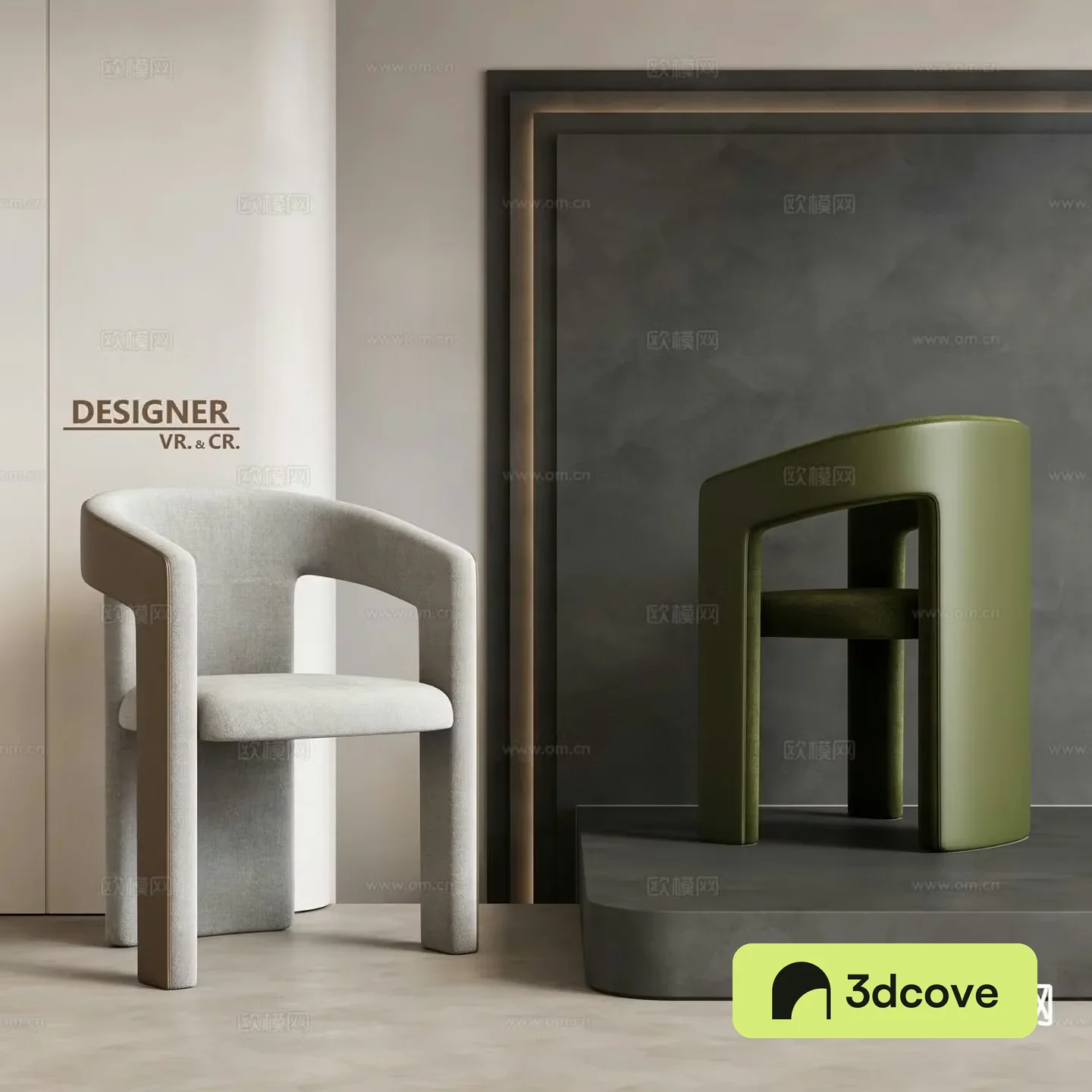 Modern single chair fabric dining chair