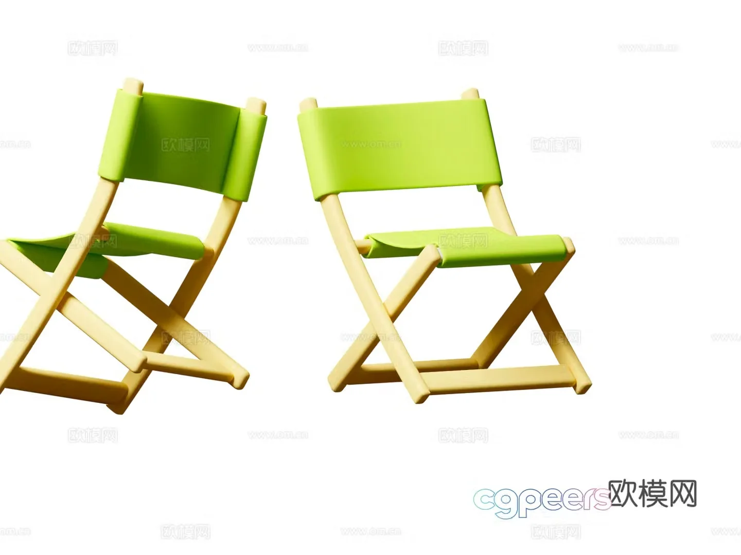 Outdoor camping cartoon style camping chair spring and summer travel tent chair Ch3d model
