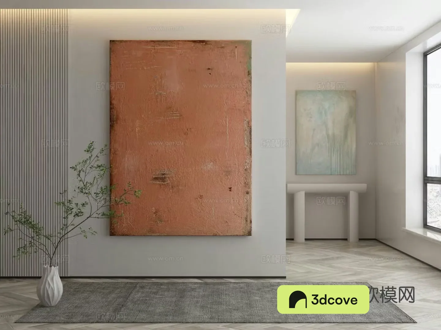 Modern texture painting decorative painting
