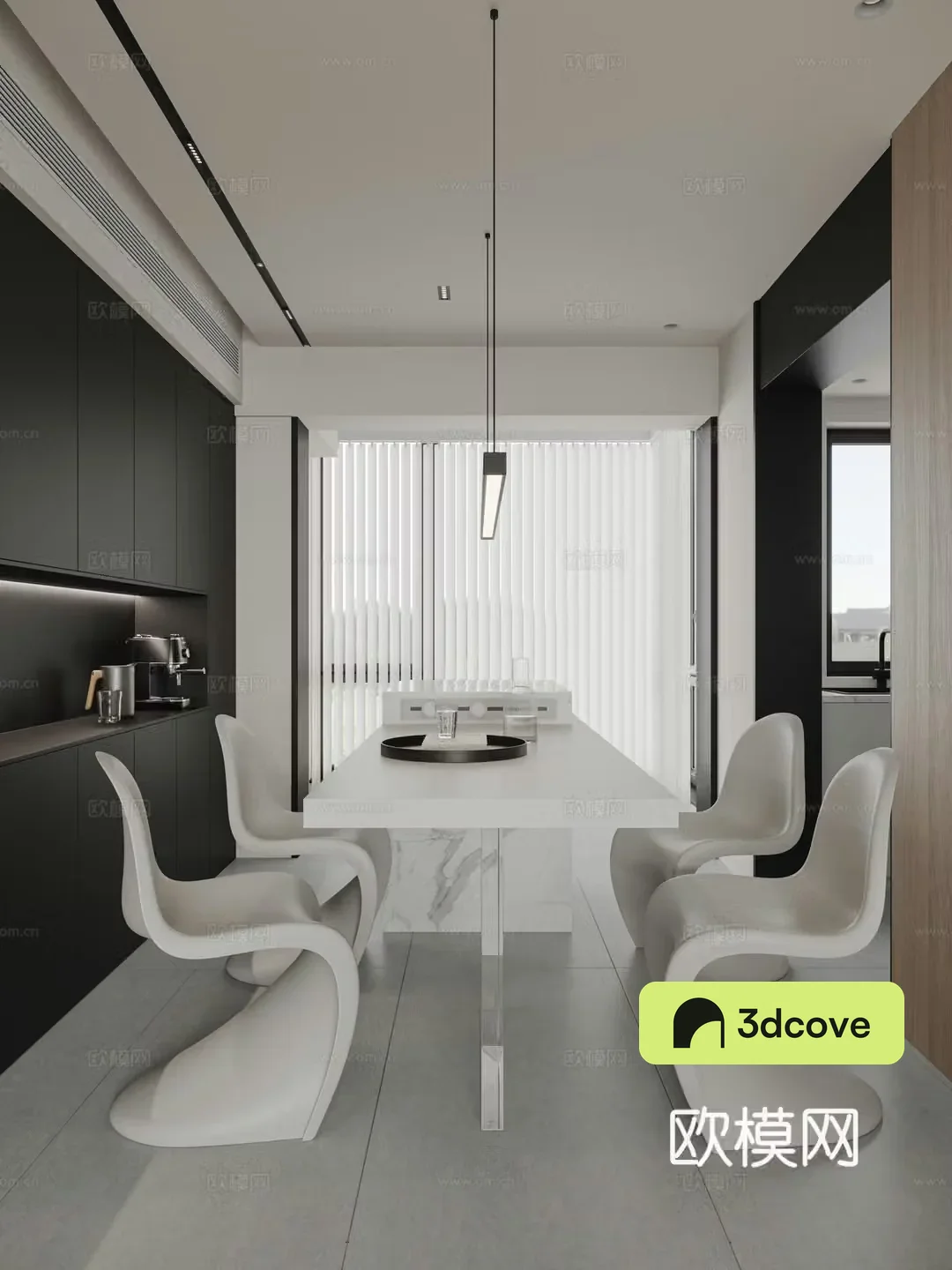 Premium gray restaurant