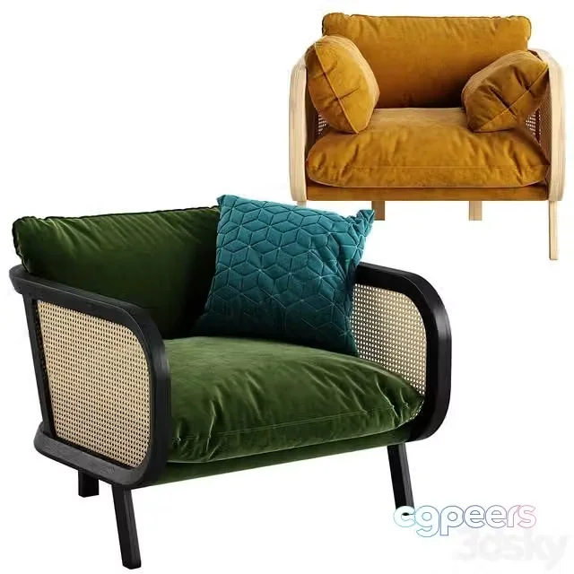 3ds Max Free – Buzzi cane chair