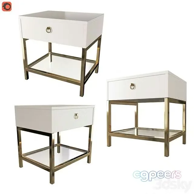 3ds Max Free – Bedside table Garda Decor KFC763E7