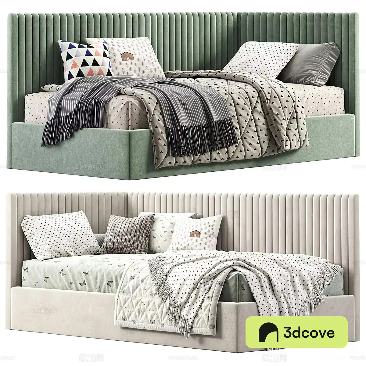 New Chinese style children’s bed sofa bed