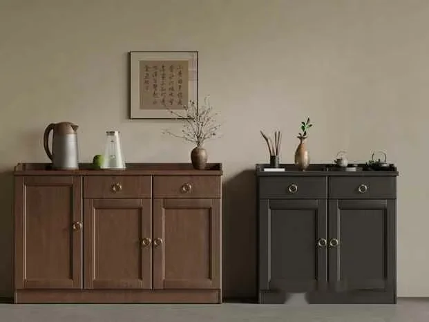 Two Wooden Cabinets 3D Model – 11125 – VRAY Render