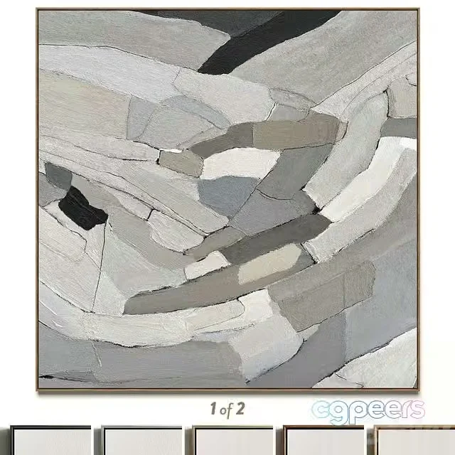 3ds Max Free – Plaster two square photo frames R-54
