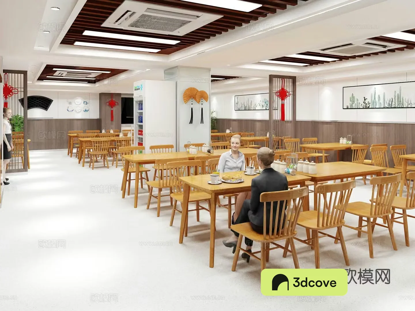 Modern restaurant Employee canteen Catering store Employee restaurant