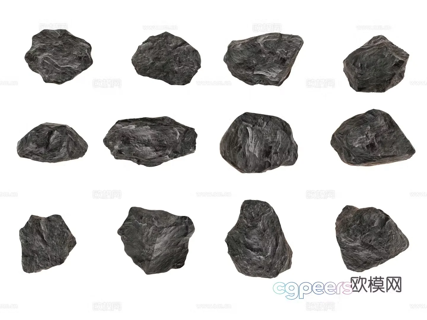 stone stone stone stone landscape stone 3d model