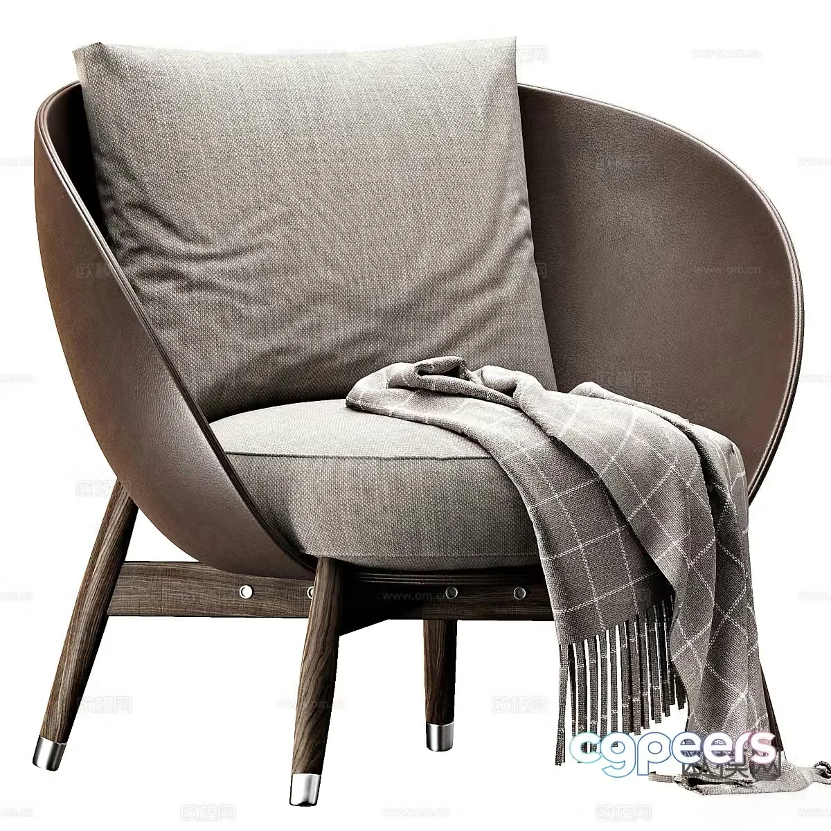 Sofa coffee table combination 3D model