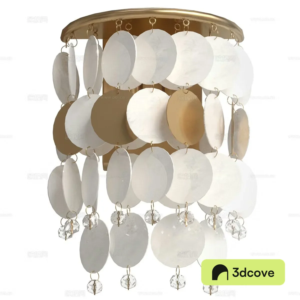 Disc chandelier restaurant chandelier