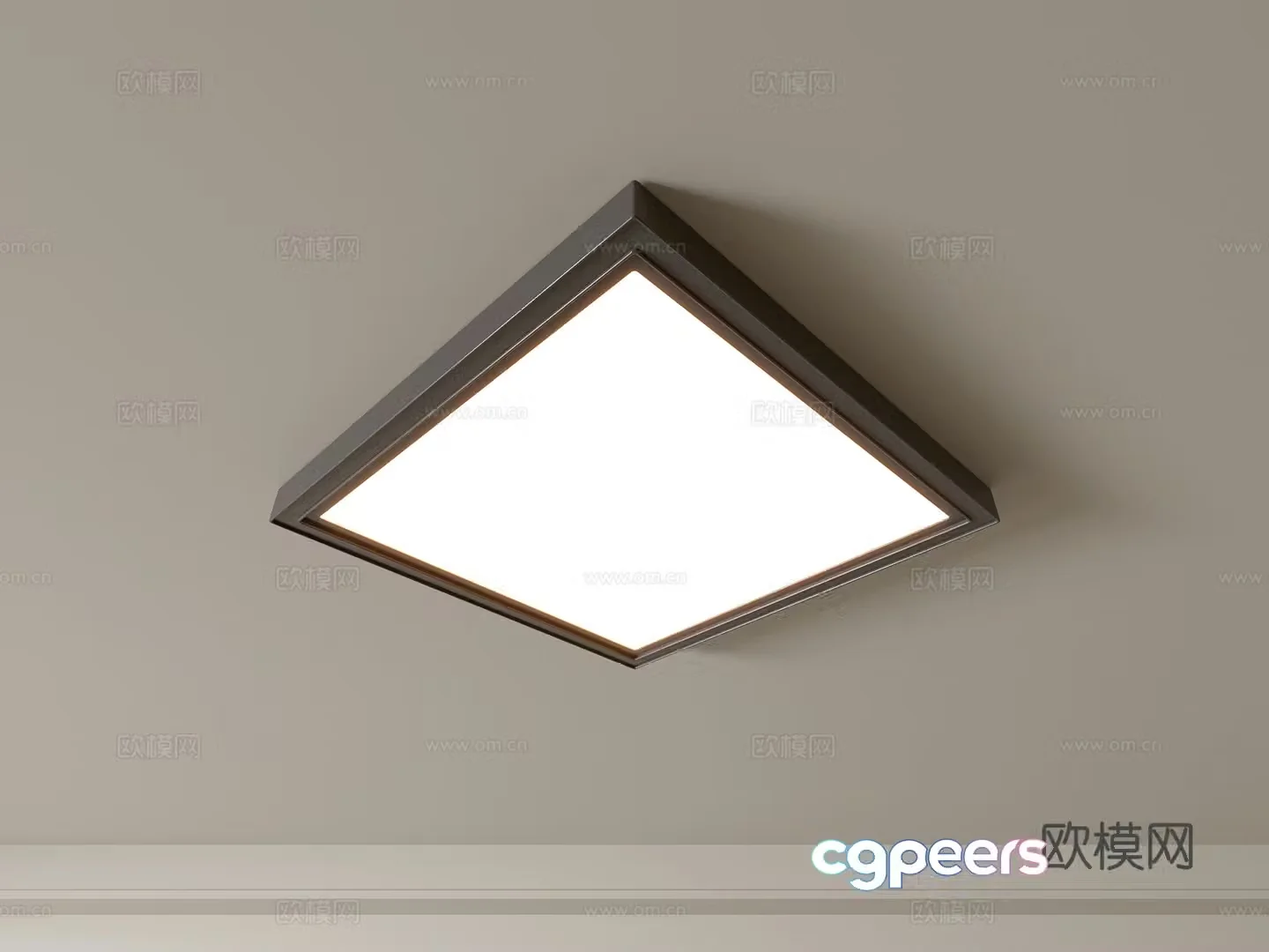 Modern ceiling lamp Geometric ceiling lamp Bedroom lamp Artistic shaped lamp Fashion living room lamp 3D model