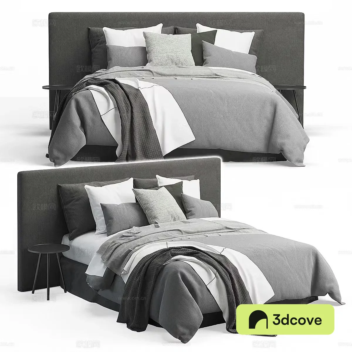 Modern double bed