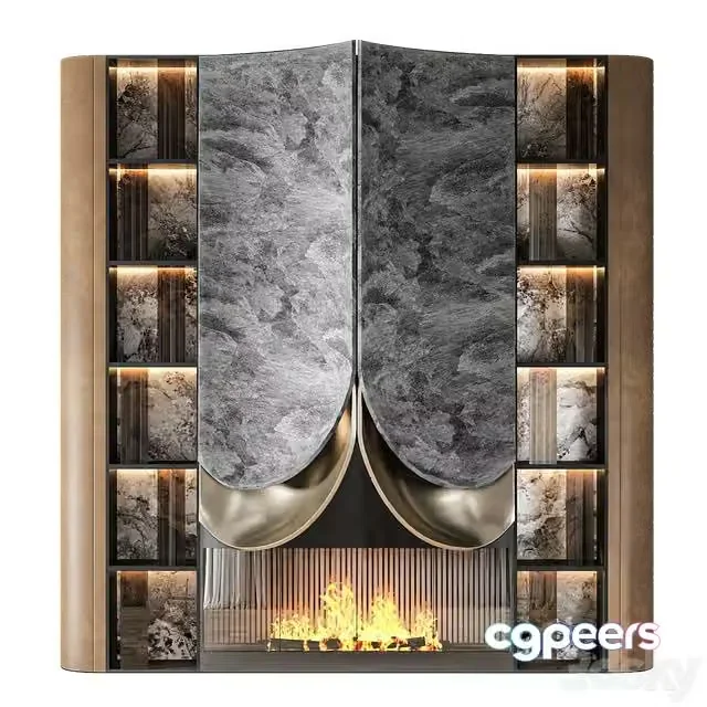 3ds Max Free – Fireplace 03