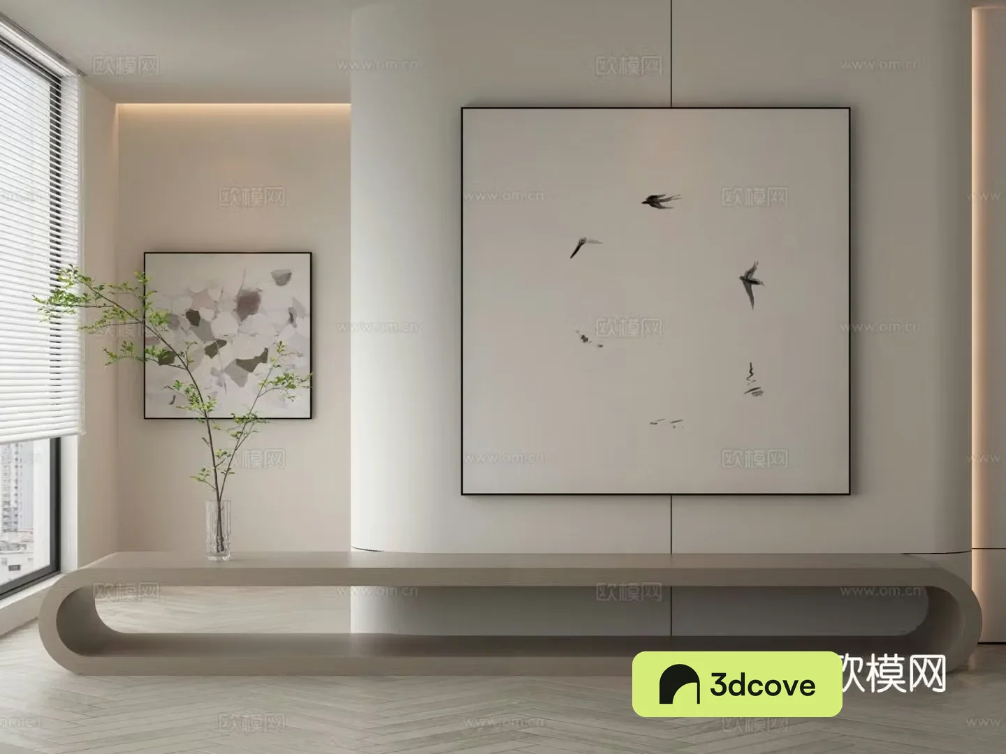 Modern texture painting decorative painting