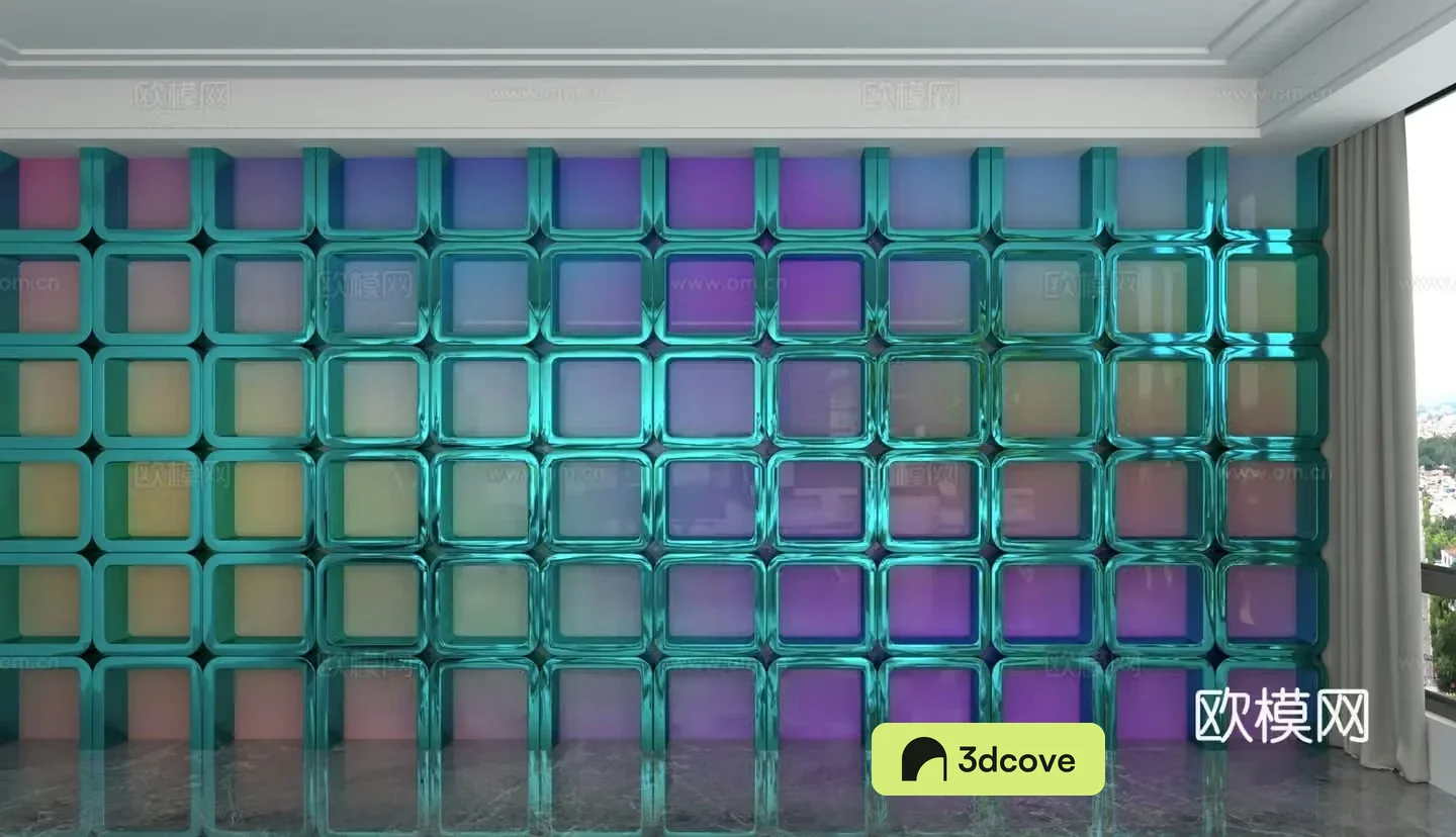 Modern background wall