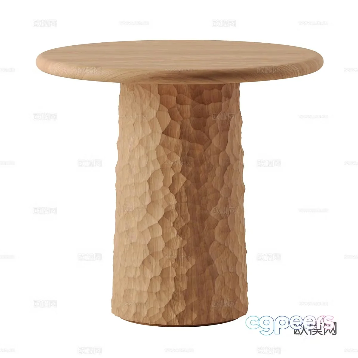 New Chinese style side round corner 3D model