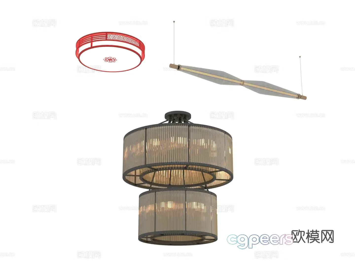 Lamp chandelier 3d model