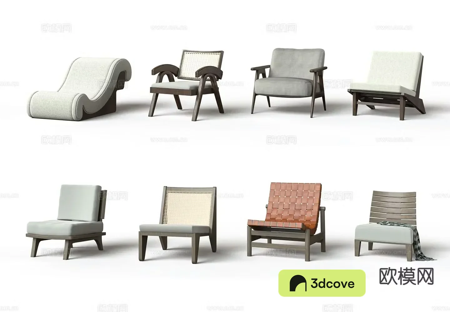 Wabi-sabi chair sofa chair leisure chair