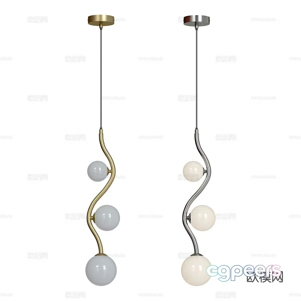 Creative chandelier 3d model