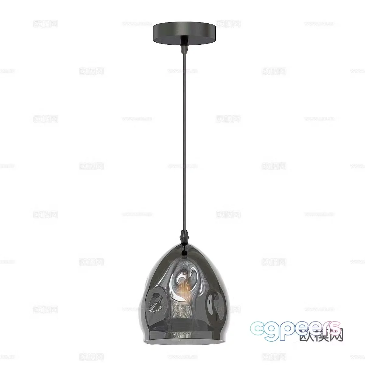 Simple chandelier Glass chandelier Restaurant chandelier Bedside chandelier Art chandelier Modeling chandelier 3d model