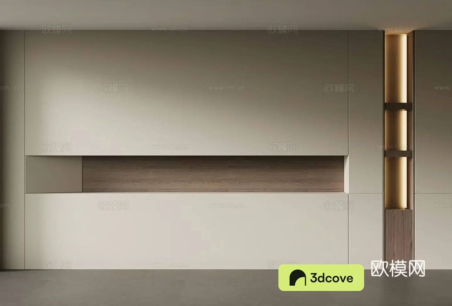 Modern background wall