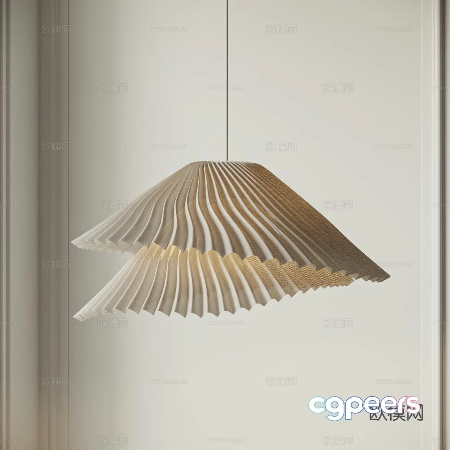 Wasabi Chandelier Middle Ancient Chandelier Creamy Chandelier Living Room Chandelier Restaurant Chandelier 3D Model