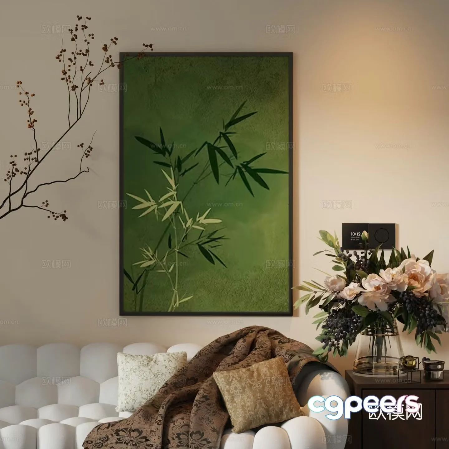 Decorative painting 3d model