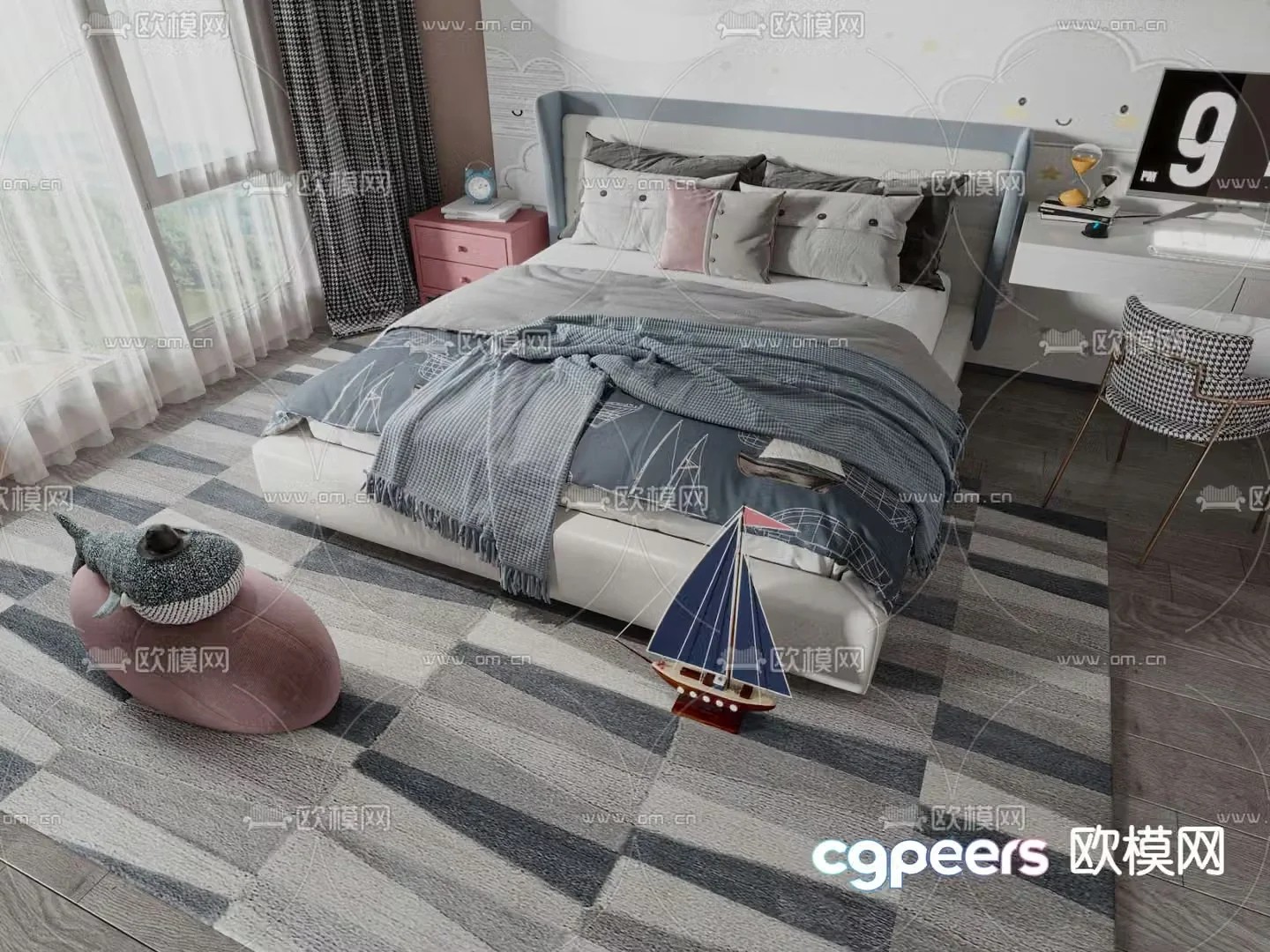 Children’s bed 3d model